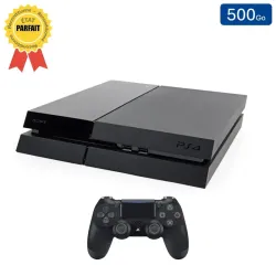 Playstation 4 FAT Noire 500 Go + 1 Manette (Parfait État)