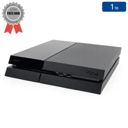 Playstation 4 Noire 1 To sans Manette (Reconditionnée : Très Bon État)