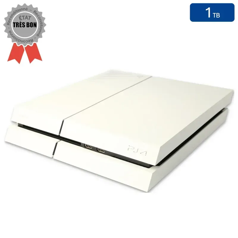 Playstation 4 Wit 1TB zonder controller (Gereviseerd: Zeer goede staat)