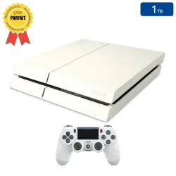 Playstation 4 FAT Blanche 1 To + 1 Manette (Parfait État)