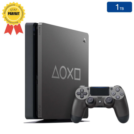 Playstation 4 SLIM Days of Play Gris 1 To + 1 Manette (Parfait Etat)