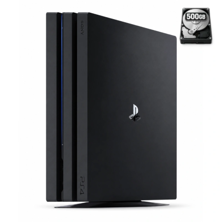 PS4 Pro 500 GB Black without controller Refurbished