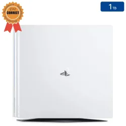 Playstation 4 PRO Blanche 1 To sans Manette (Reconditionnée : État Correct)