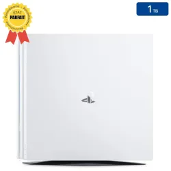 Playstation 4 PRO Blanche 1 To sans Manette (Reconditionnée : Parfait État)