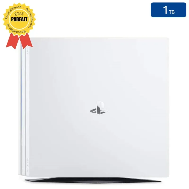 Playstation 4 PRO White 1TB without Controller (Refurbished: Perfect Condition)