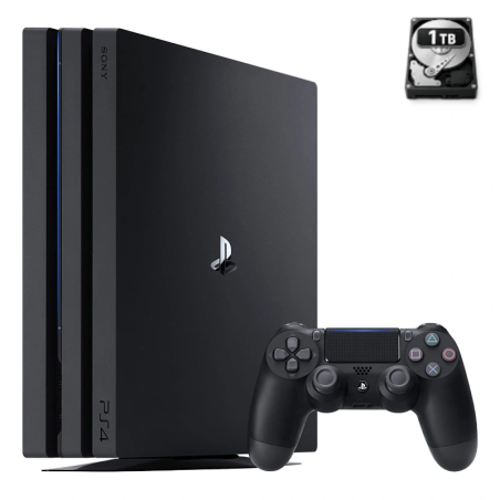 PS4 Pro 1 TB Nera 1 controller Ricondizionata