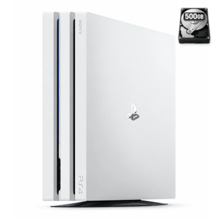 PS4 Pro 500 GB White without controller Refurbished