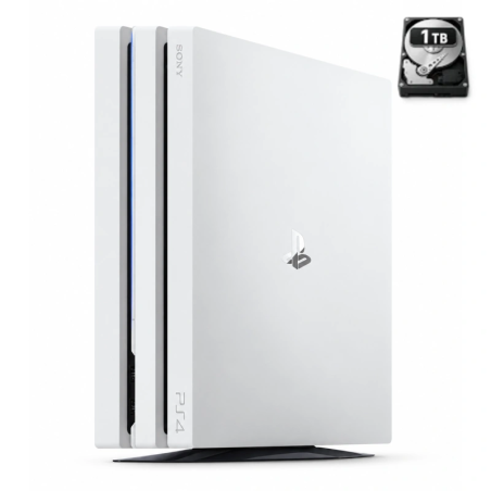 PlayStation 4 Pro White 1 TB without controller (Refurbished)