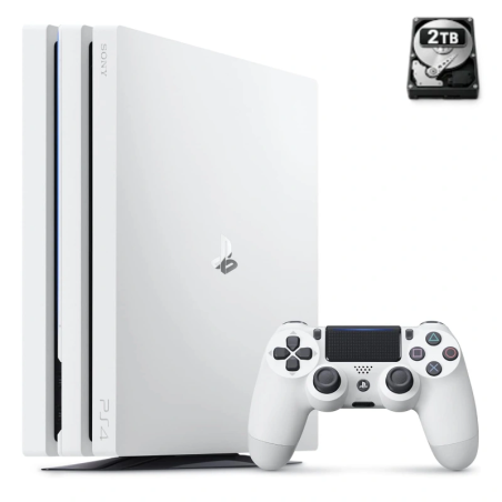 PlayStation 4 Pro Weiß 2 TB + 1 Controller (Generalüberholt)