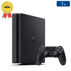 Playstation 4 SLIM Noire 1 To + 1 Manette (Parfait Etat)