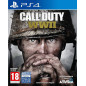 Playstation 4 SLIM Noire 1 To + 1 Manette + COD WWII (Reconditionnée : État Correct)