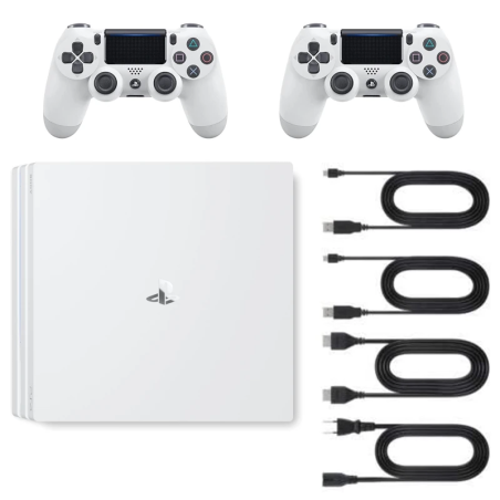 PlayStation 4 Pro Bianca 1 TB + 2 controller (Ricondizionata)