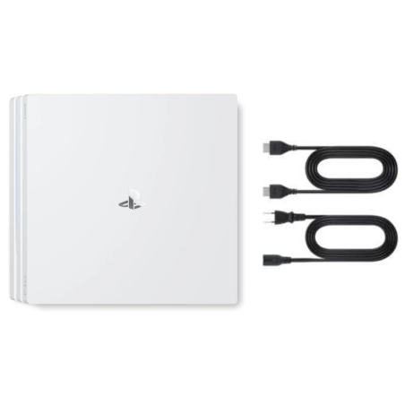 PlayStation 4 Pro White 2 TB without controller (Refurbished)