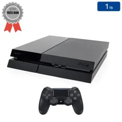 Playstation 4 FAT Noire 1 To + 1 Manette (Bon État)