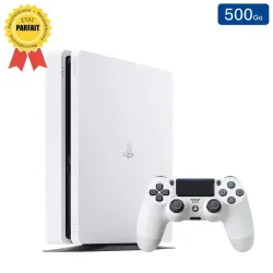 Playstation 4 SLIM Blanche 500 Go + 1 Manette (Parfait État)