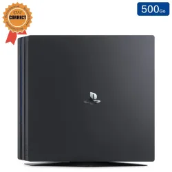 Playstation 4 PRO Noire 500 Go sans Manette (Reconditionnée : État Correct)