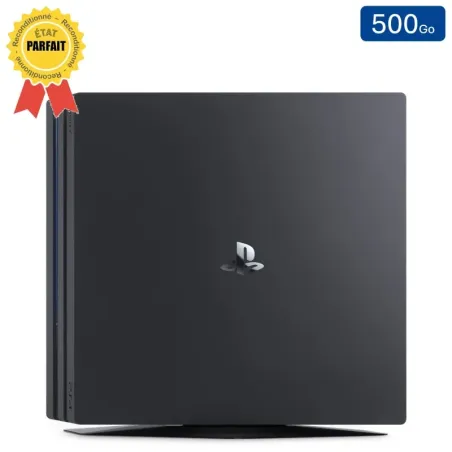 Playstation 4 PRO Noire 500 Go sans Manette (Reconditionnée : Parfait État)