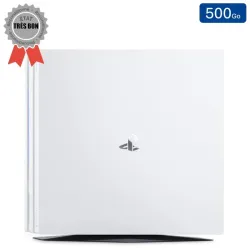 Playstation 4 PRO Blanche 500 Go sans Manette (Reconditionnée : Très Bon État)