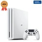Playstation 4 PRO Weiß 500 GB + 1 Controller (Generalüberholt: Guter Zustand)