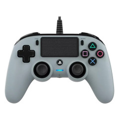 Nacon Wired Compact Controller für PS4/PC, Grau (Generalüberholt: Sehr guter Zustand)