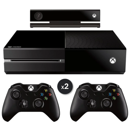Xbox One 1 TB Black 2 controllers Refurbished