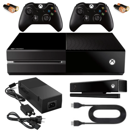 Xbox One Nera 1 TB + Kinect + 2 controller (Ricondizionata)