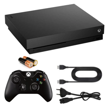Xbox One X Black 1 TB + 1 controller (Refurbished)