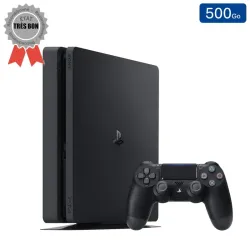 Playstation 4 SLIM Noire 500 Go + 1 Manette (Bon État)