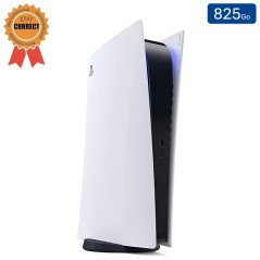Playstation 5 Édition Digitale Blanche 825 Go + 1 Manette (Reconditionnée : État Correct)