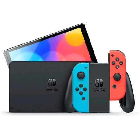 Switch OLED Néon base TV Recondicionada