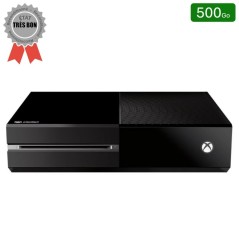 Xbox One Noire 500 Go Sans Manette (Reconditionnée : Très Bon État)