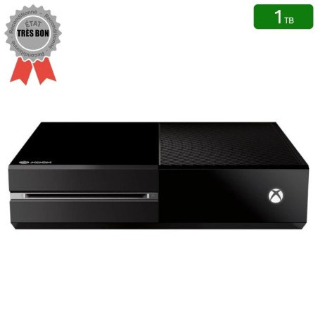 Xbox One Noire 1 To + 1 Manette (Reconditionnée : Très Bon État)