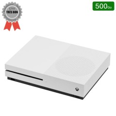 Xbox One S Blanche 500 Go Sans Manette (Reconditionnée : Très Bon État)