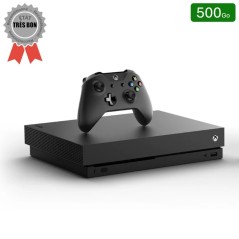 Xbox One X Noire 500 Go + 1 Manette (Reconditionnée : Très Bon État)
