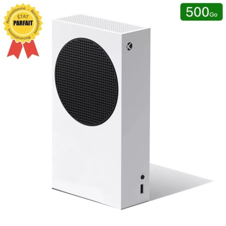 Xbox Series S Blanche 500 Go Sans Manette (Reconditionnée : Parfait État)