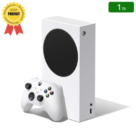 Xbox Series S Blanche 500 Go + 1 Manette (Reconditionnée : Parfait État)