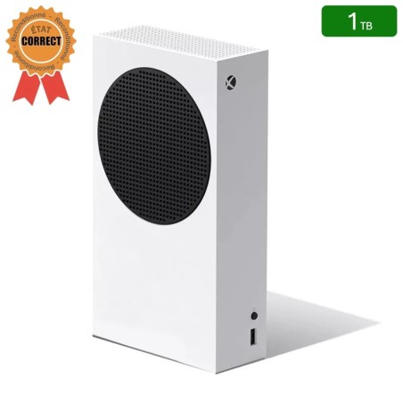 Xbox Series S Blanche 500 Go + 1 Manette (Reconditionnée : État Correct)