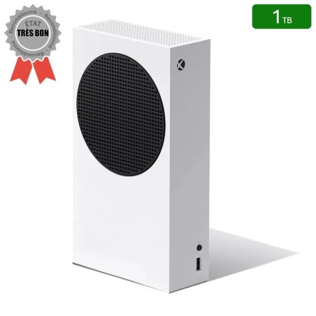 Xbox Series S Blanche 1 To Sans Manette (Reconditionnée : Très Bon État)