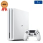 Playstation 4 PRO Weiß 1 TB + 1 Controller (Generalüberholt: Guter Zustand)