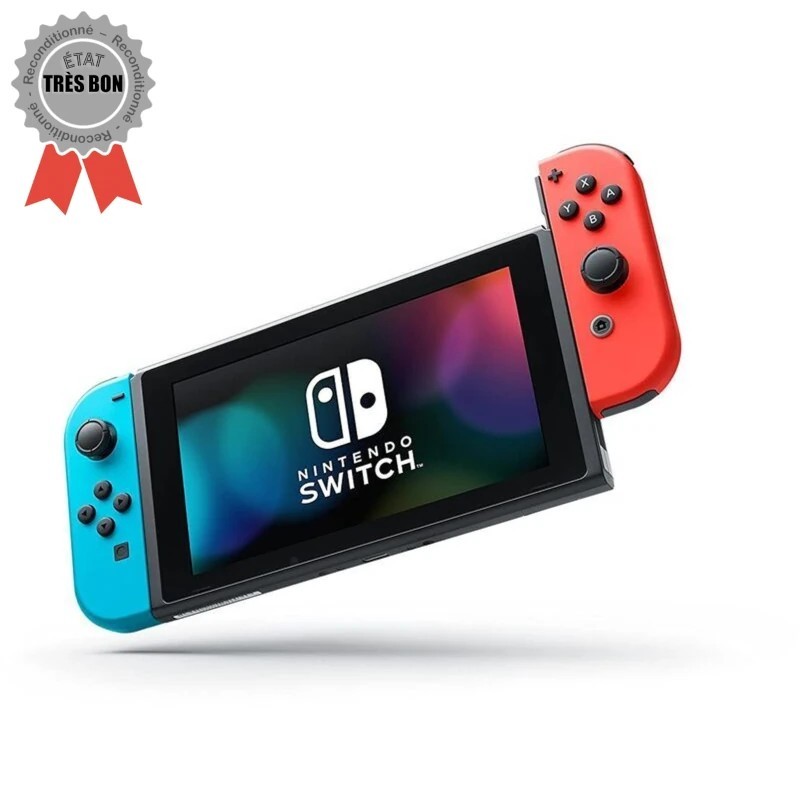 Nintendo Switch + Joy-Con Neon sem dock de TV (reformado: muito bom estado)