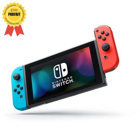 Nintendo Switch + Joy-Con Néon (Reconditionnée : Parfait État)
