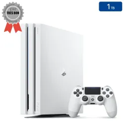 Playstation 4 PRO Blanche 1 To + 1 Manette (Bon État)