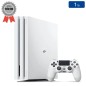 Playstation 4 PRO Blanche 1 To + 1 Manette (Reconditionnée : Très Bon État)