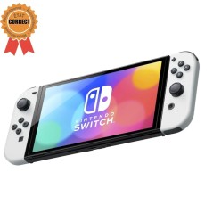 Nintendo Switch OLED + Joy-Con Blanc (Reconditionnée : État Correct)