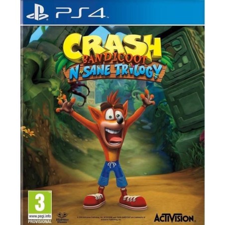 Crash Bandicoot N. Sane Trilogy (Jeux PS4)