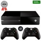 Xbox One Zwart 500 GB + 2 Controllers (Gereviseerd: Zeer Goede Staat)