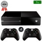 Xbox One Preto 1 TB + 2 Controles (Reformado: Muito Bom Estado)