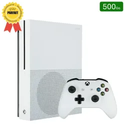 Xbox One S Blanche 500 Go + 1 Manette (Reconditionnée : Parfait État)