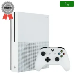 Xbox One S Blanche 1 To + 1 Manette (Reconditionnée : Très Bon État)