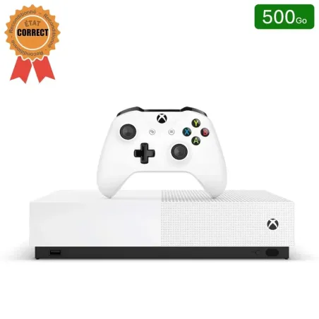 Xbox One S All Digital White 500 GB + 1 Controller (Refurbished: Good Condition)